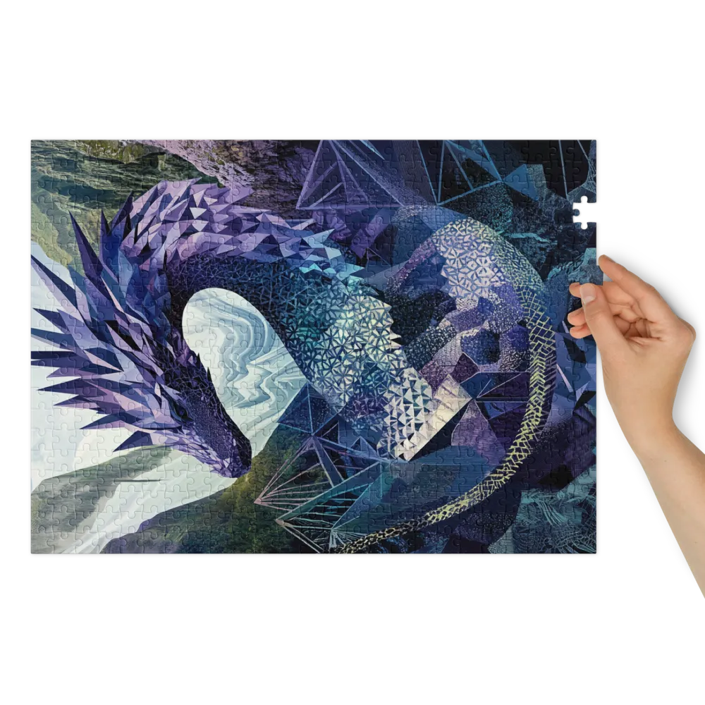 Crystal Drake 
 Jigsaw Puzzle in Tin Box