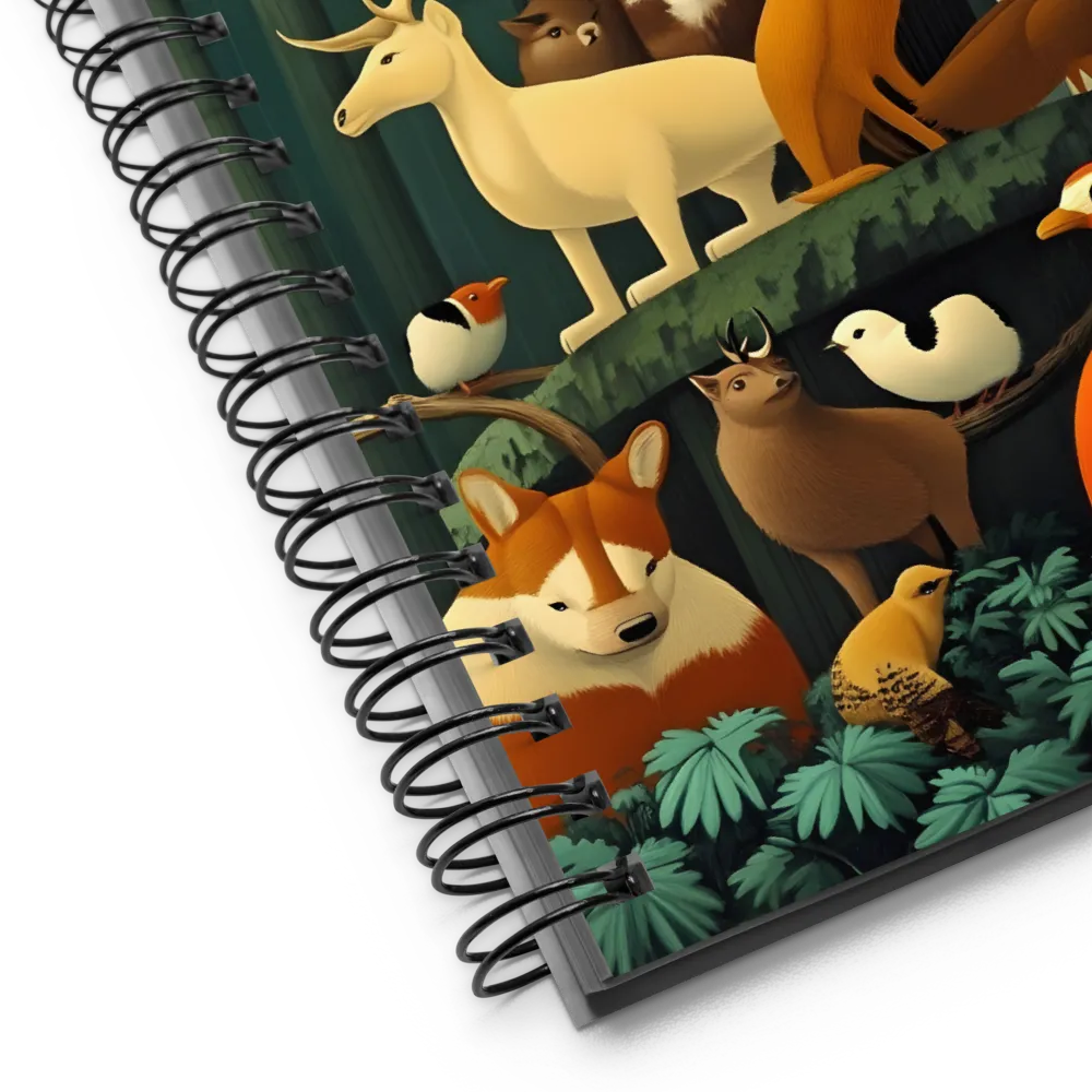 Forest Gathering 
 Spiral Notebook | 140 pages