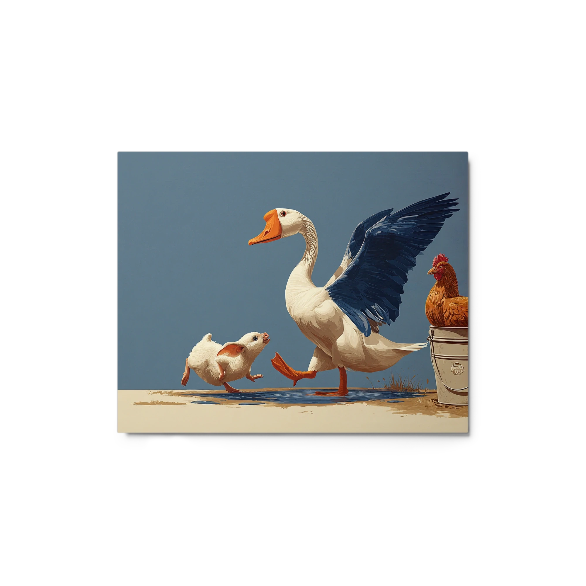 The Parading Goose