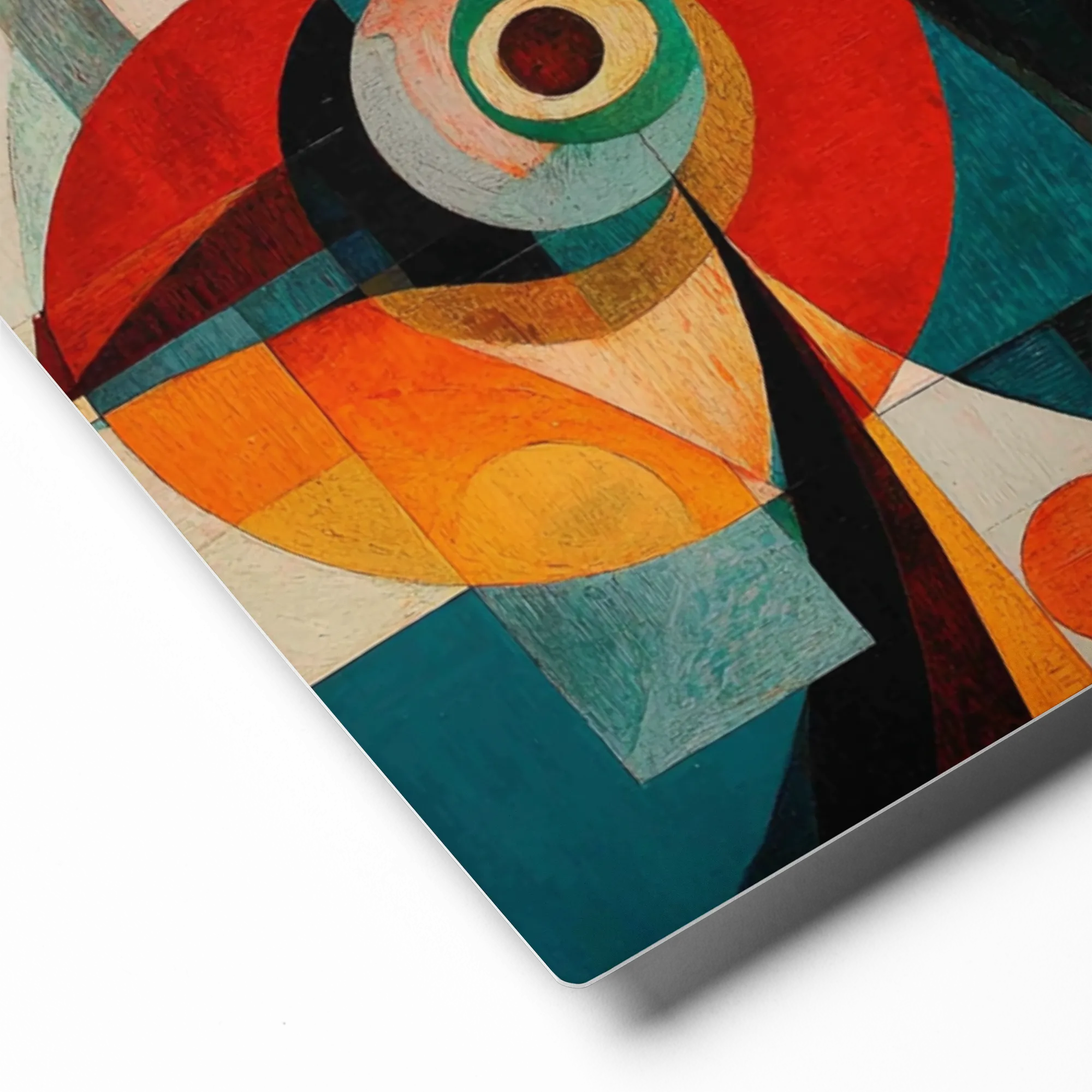 Harmonious Geometries 
 Poster with Red oak Frame | 12″x 12″