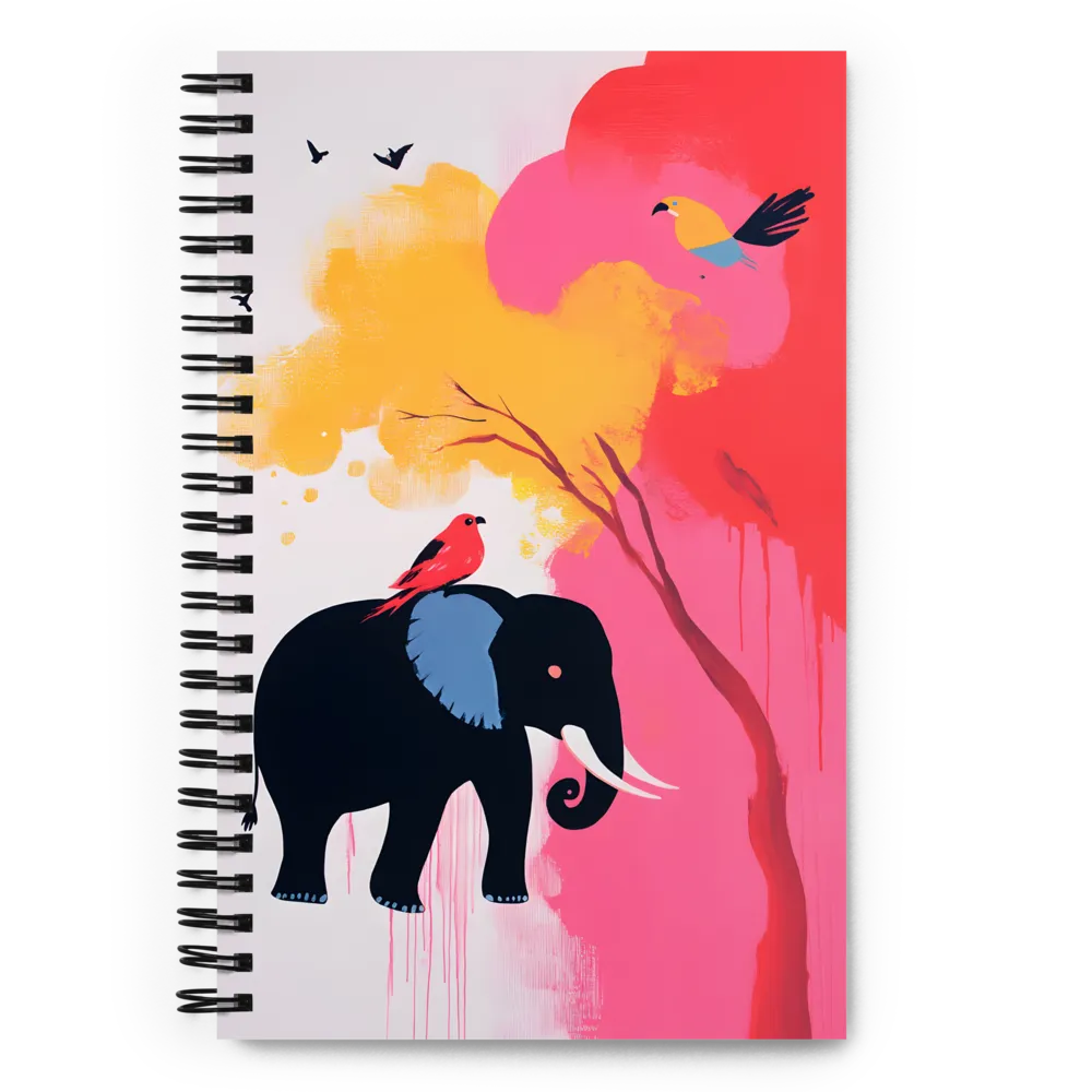 Whimsical Safari Harmony 
 Spiral Notebook | 140 pages