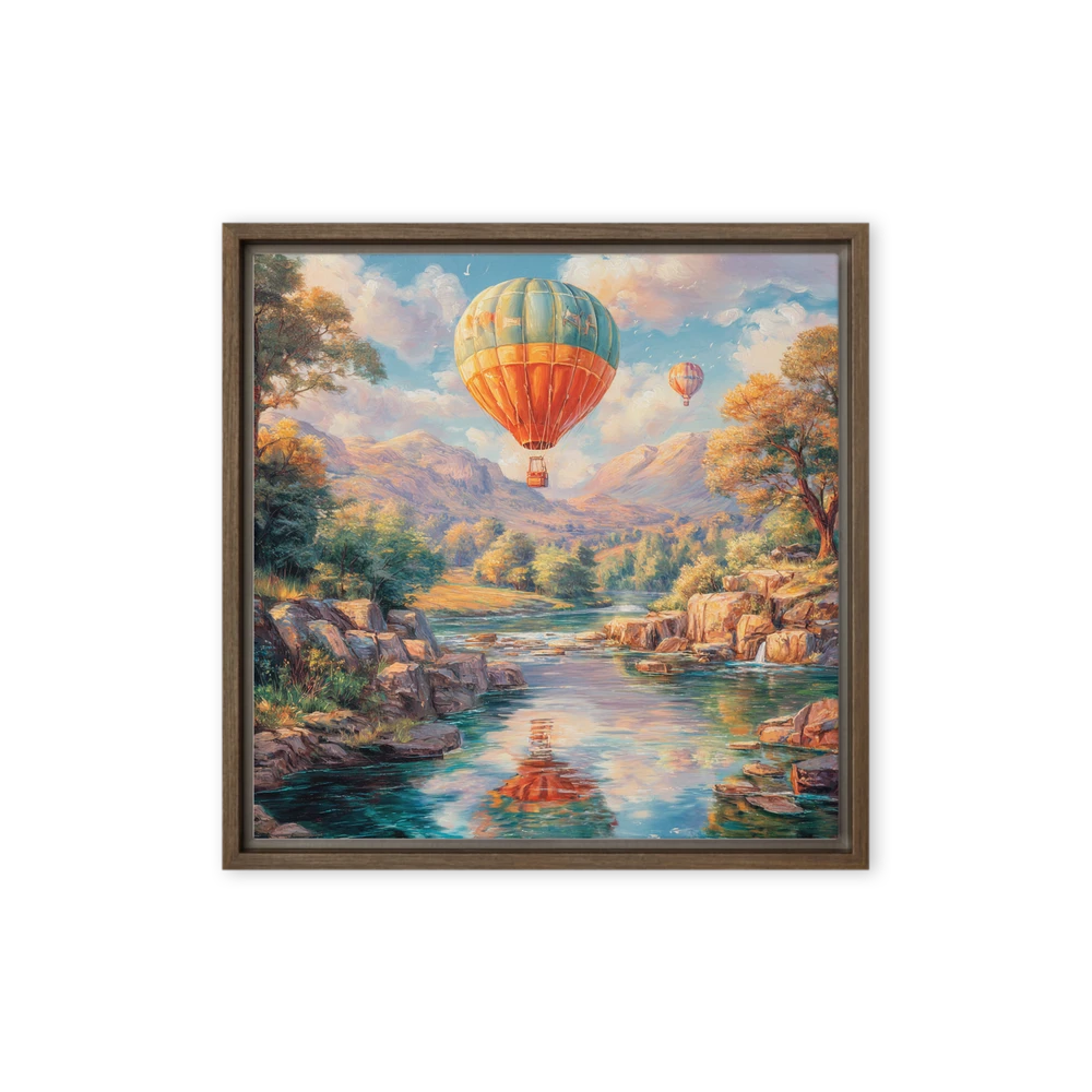 Above the River Valley | Art Print