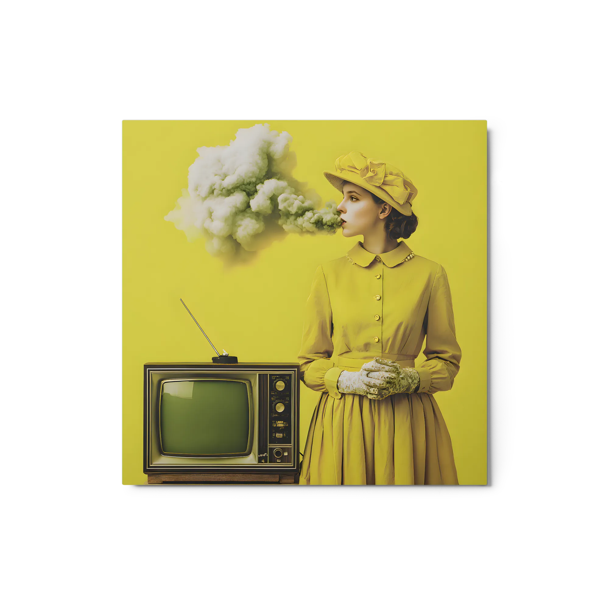 Retro Smoke Portrait