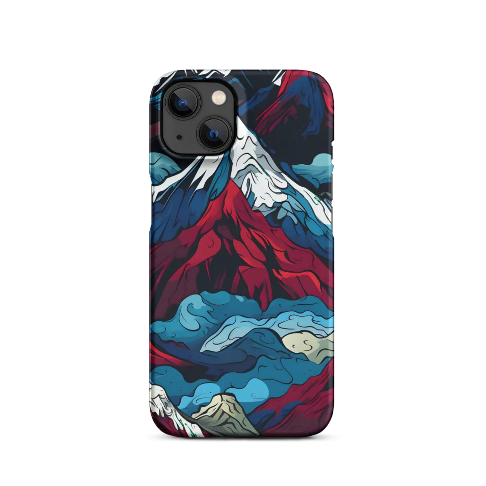 Stylized Mountain Landscape | Phone Case