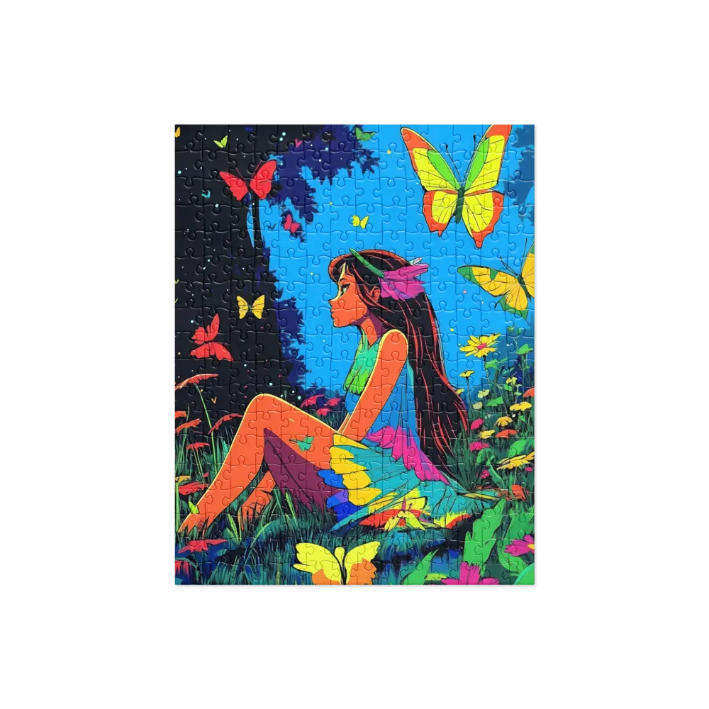 Butterfly Meadow Dream 
 Jigsaw Puzzle