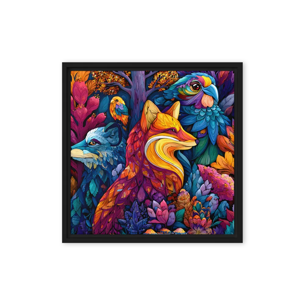 Vibrant Spectrum Tapestry Wall Art — Vivid Threads