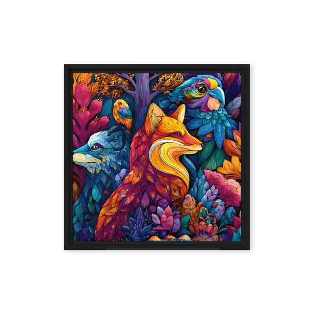 Vibrant Spectrum Tapestry Wall Art — Vivid Threads