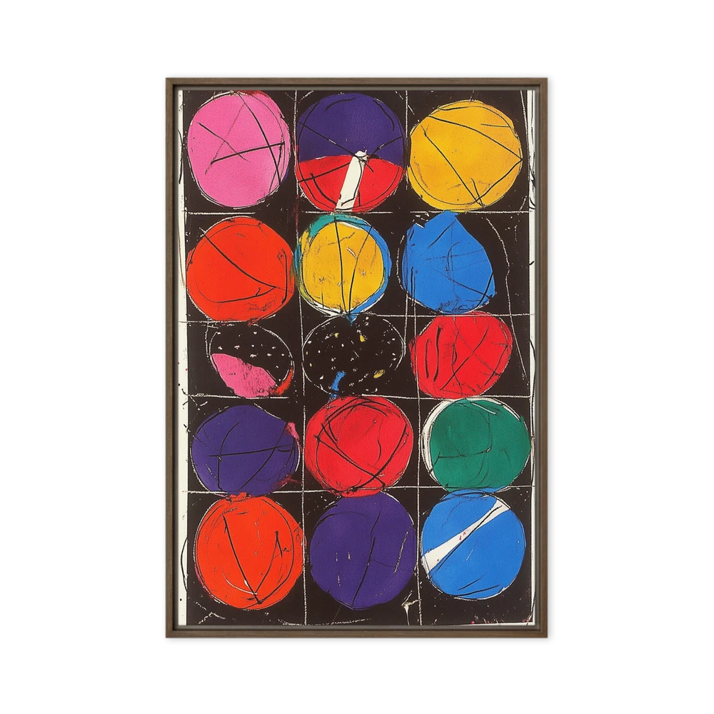 Abstract Color Grid | Art Print