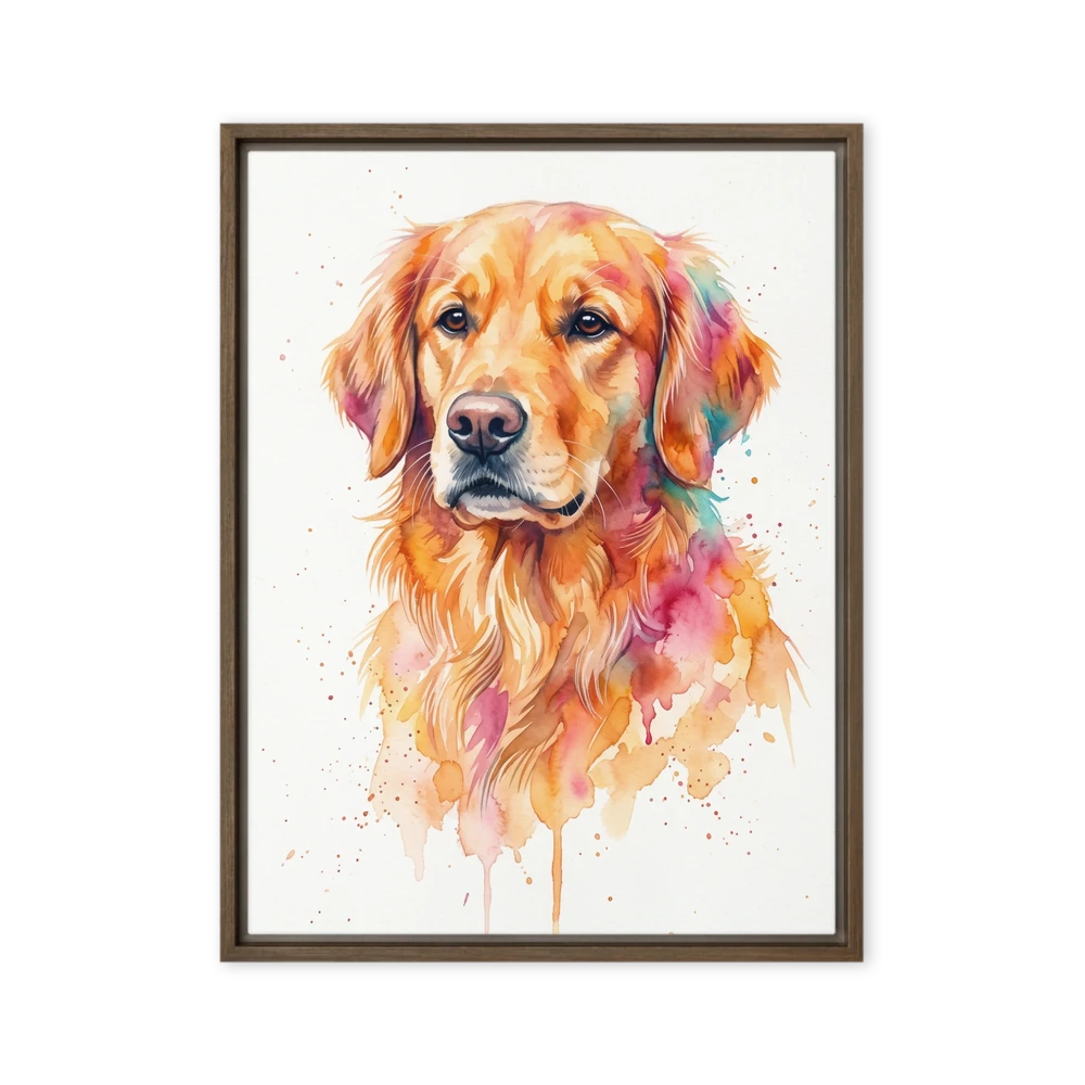 Pet Portrait — Splash Watercolor