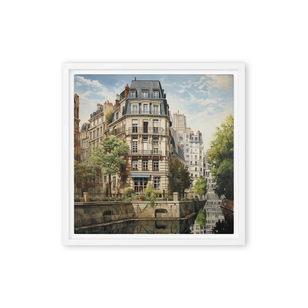 Parisian Canal Reflections | Art Print