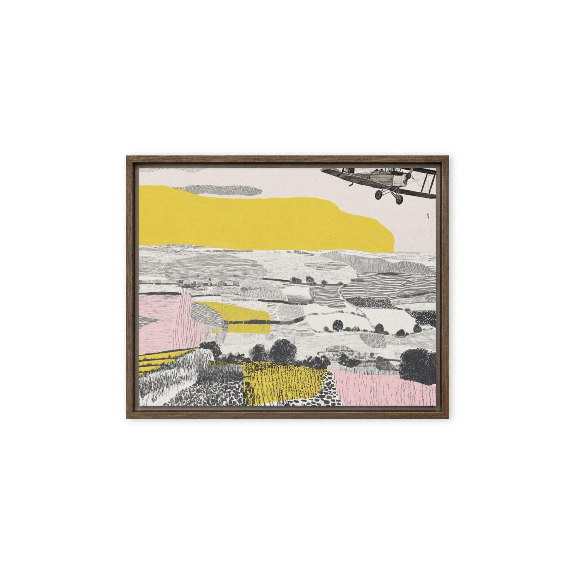 Flight Over the Fields | Art Print