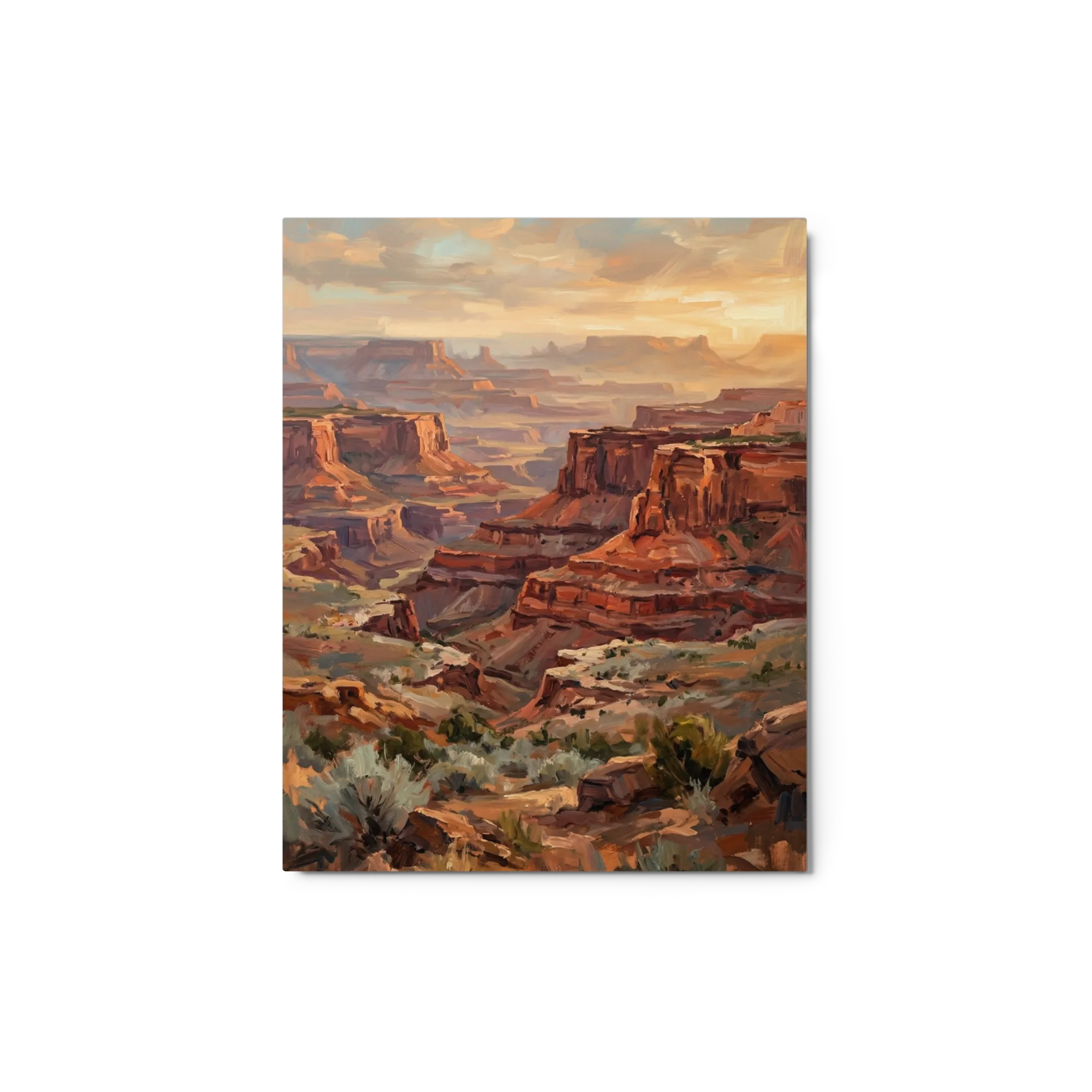 Canyon Depth 
 Poster with Red oak Frame | 20″x 30″