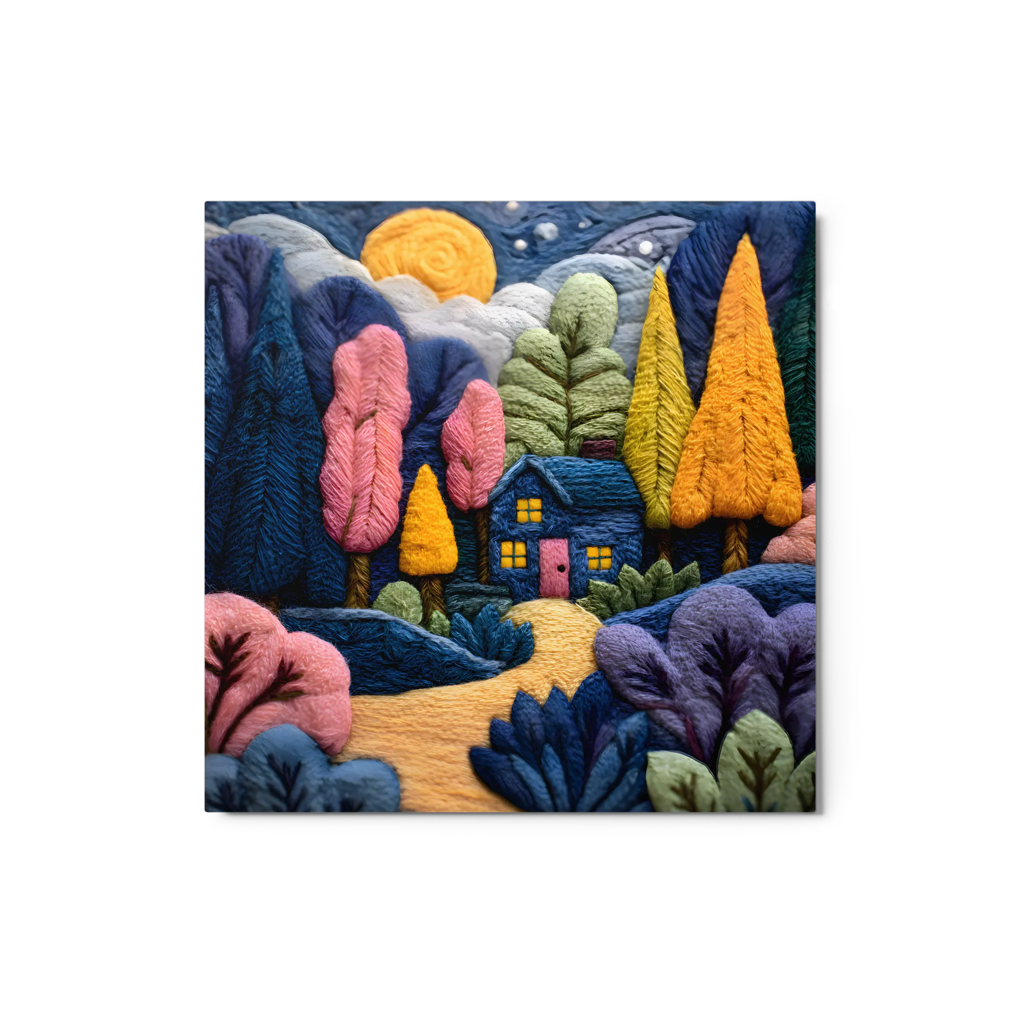 Cozy Embroidered Woodland