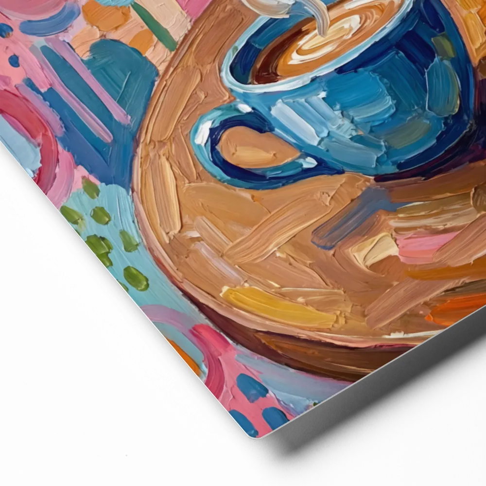 Morning Impasto Still Life 
 Canvas | 8″x 8″