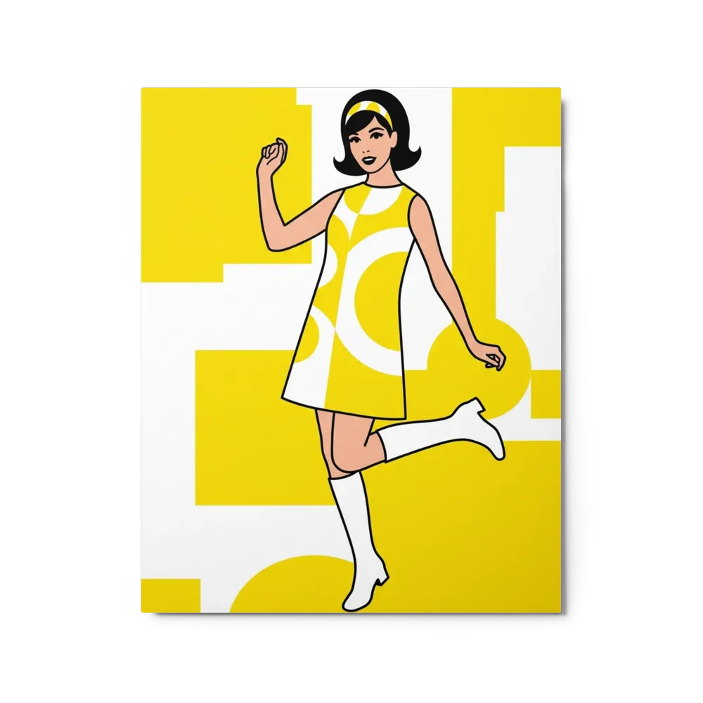 Groovy 60s Pop Diva | Art Print