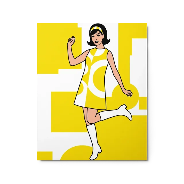 Groovy 60s Pop Diva | Art Print