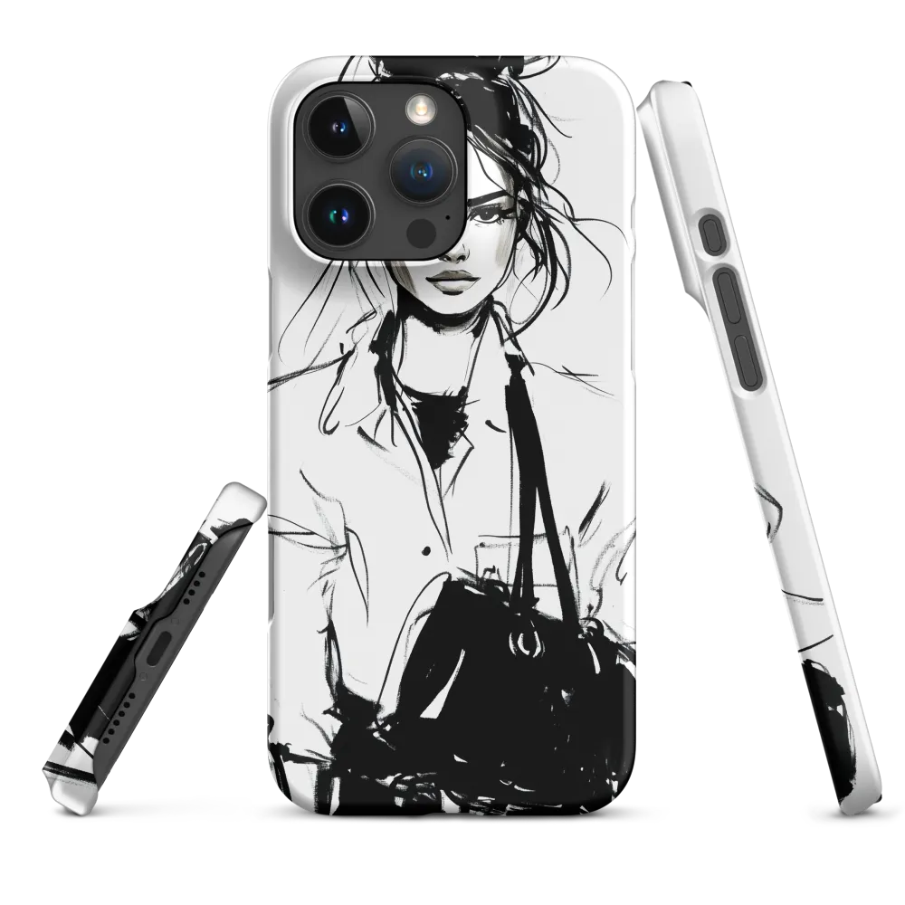 Chic Ink Sketch | Phone Case