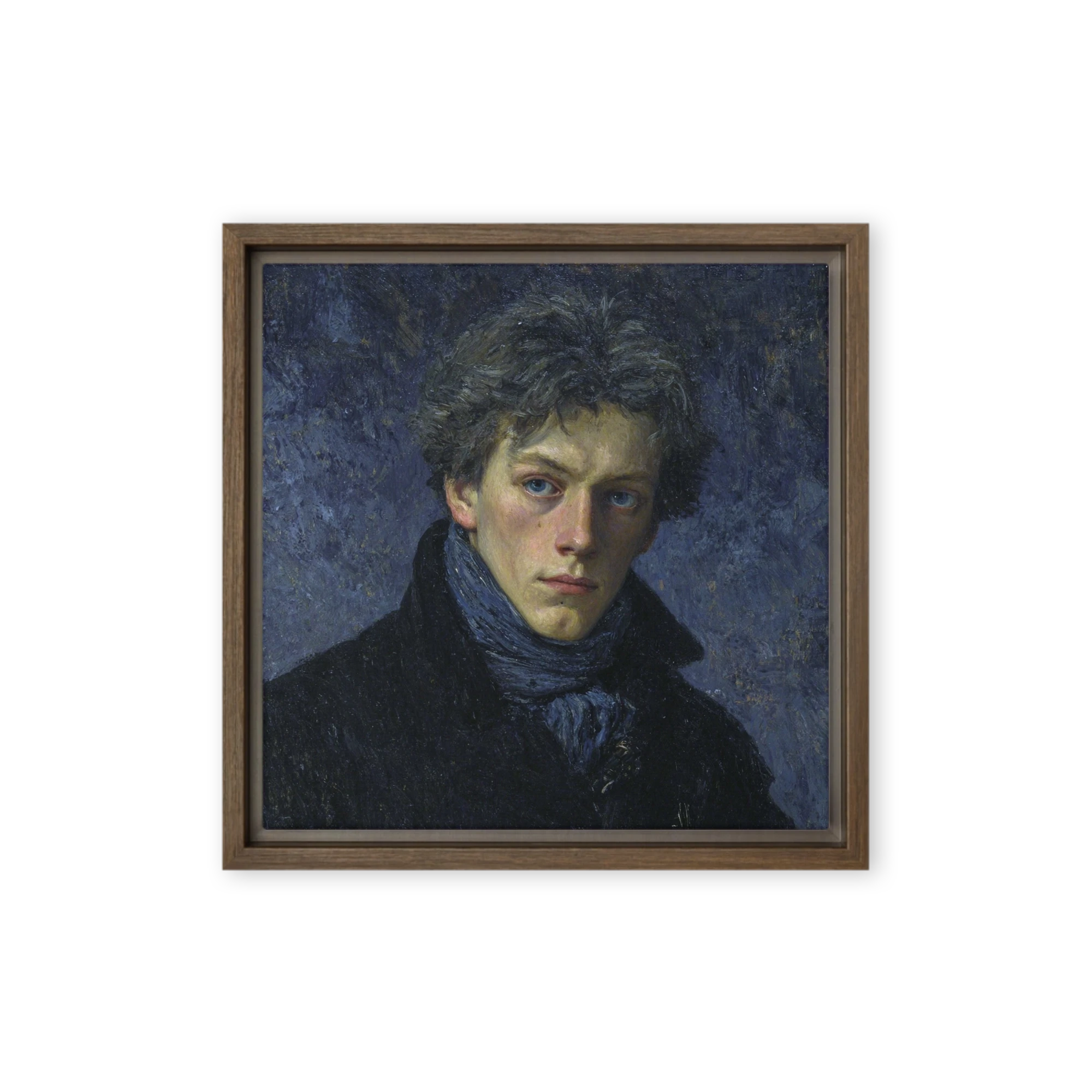 Portrait of a Young Man in Blue