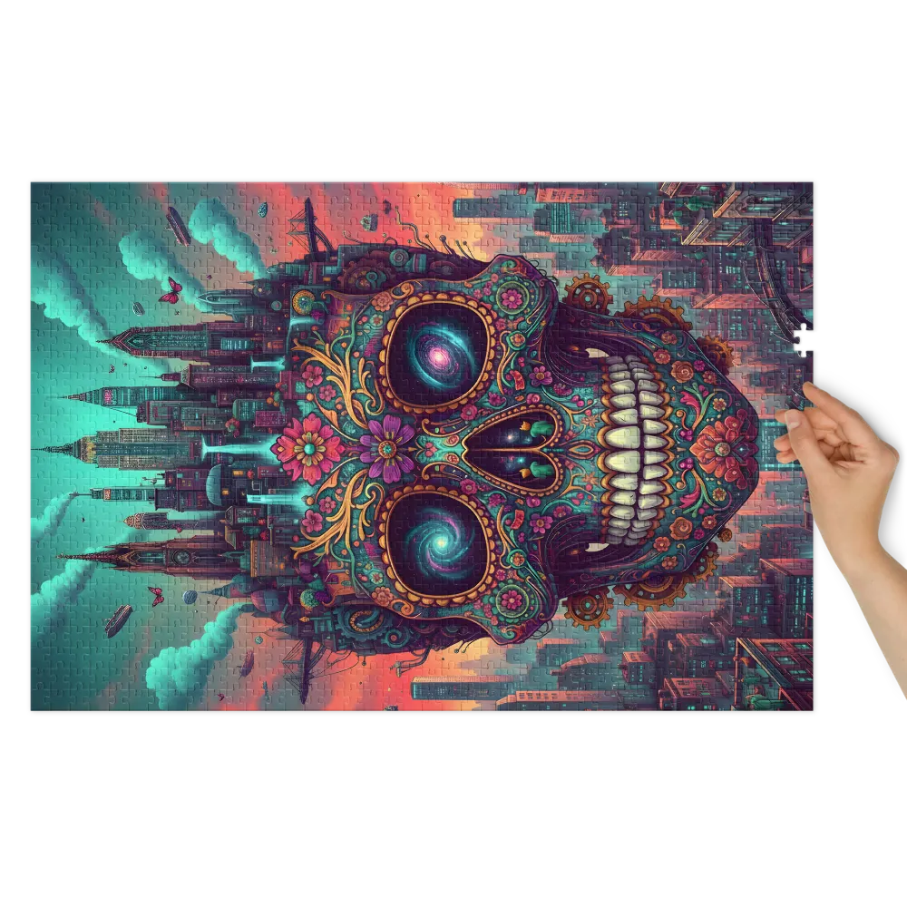 Metropolitan Sugar Skull | Jigsaw Puzzles