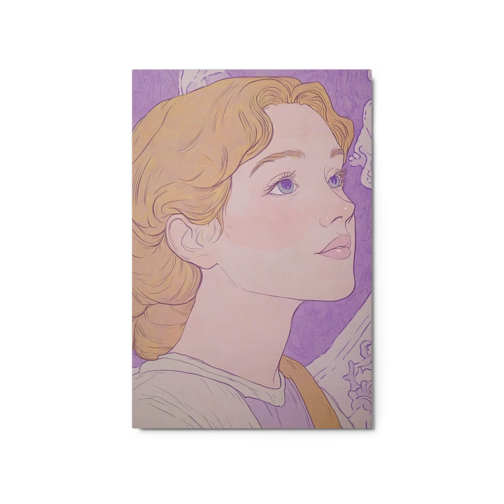Art Nouveau Female Portrait | Art Print
