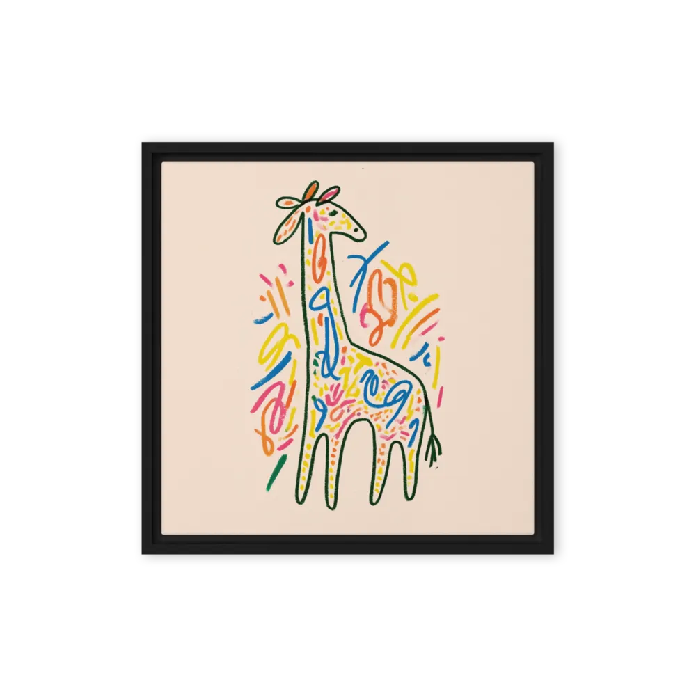 Rainbow Naive Scribbles — Crayon-bright safari