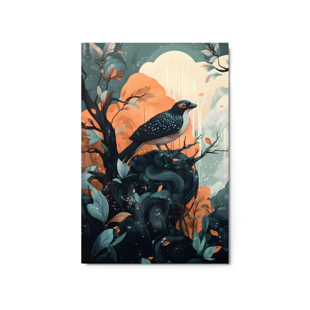 Stylized Forest Bird | Art Print