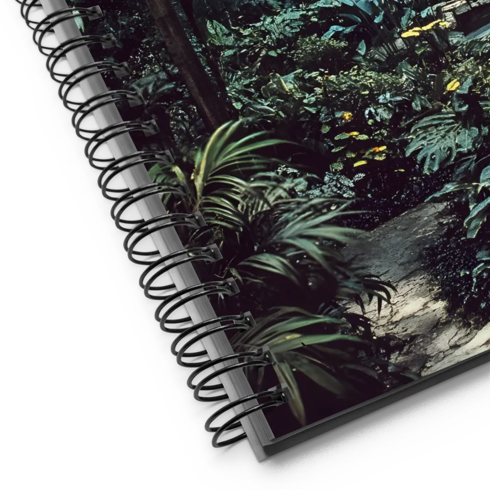 Misty Jungle Path 
 Spiral Notebook | 140 pages
