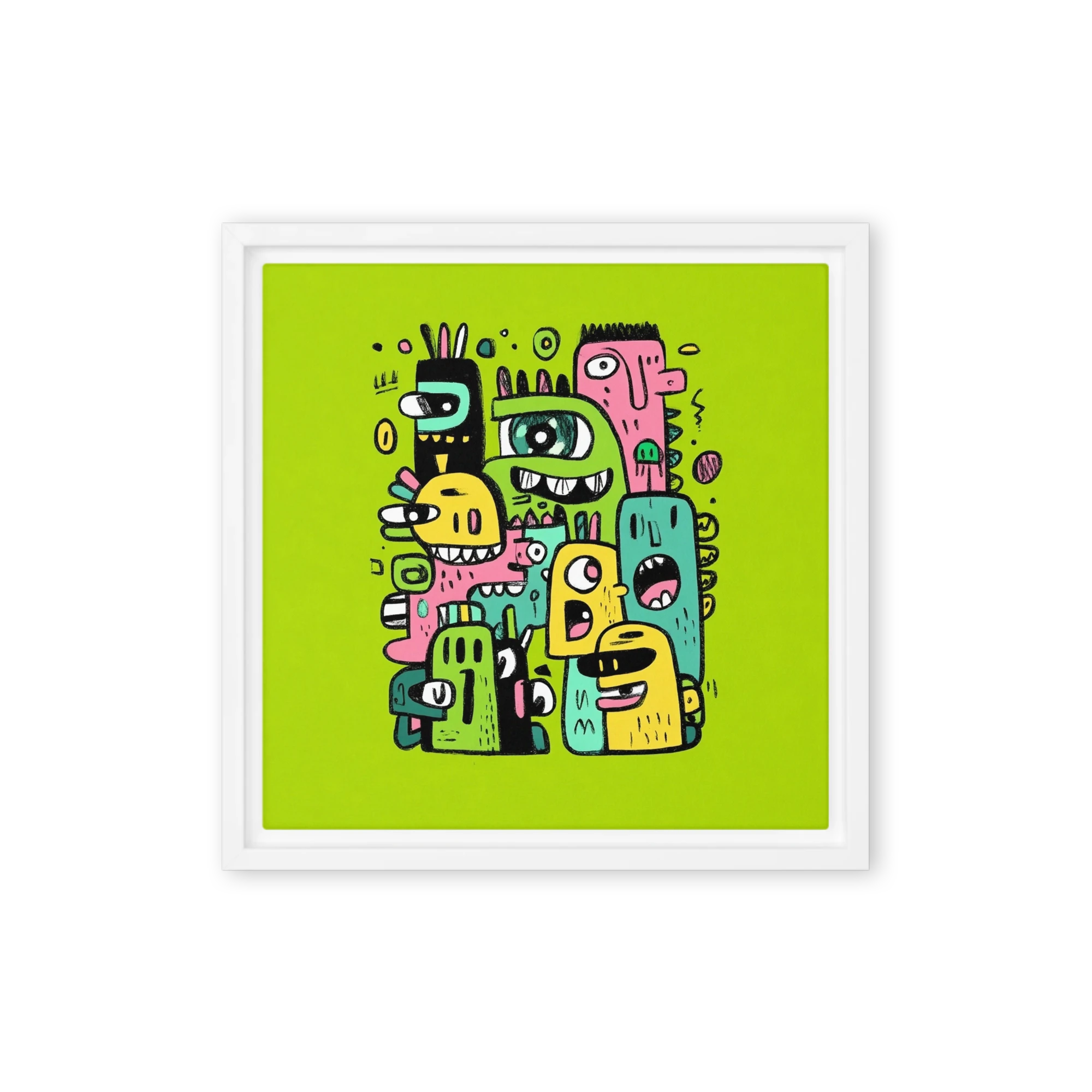 Colorful Monster Doodle
