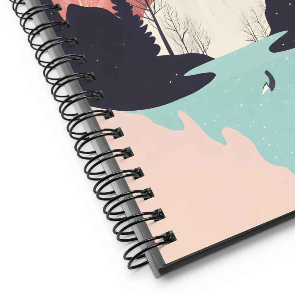 Tranquil Night Flight 
 Spiral Notebook | 140 pages