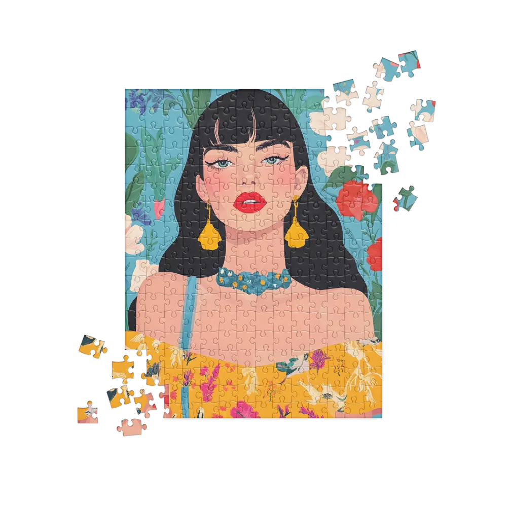 Floral Grace 
 Jigsaw Puzzle