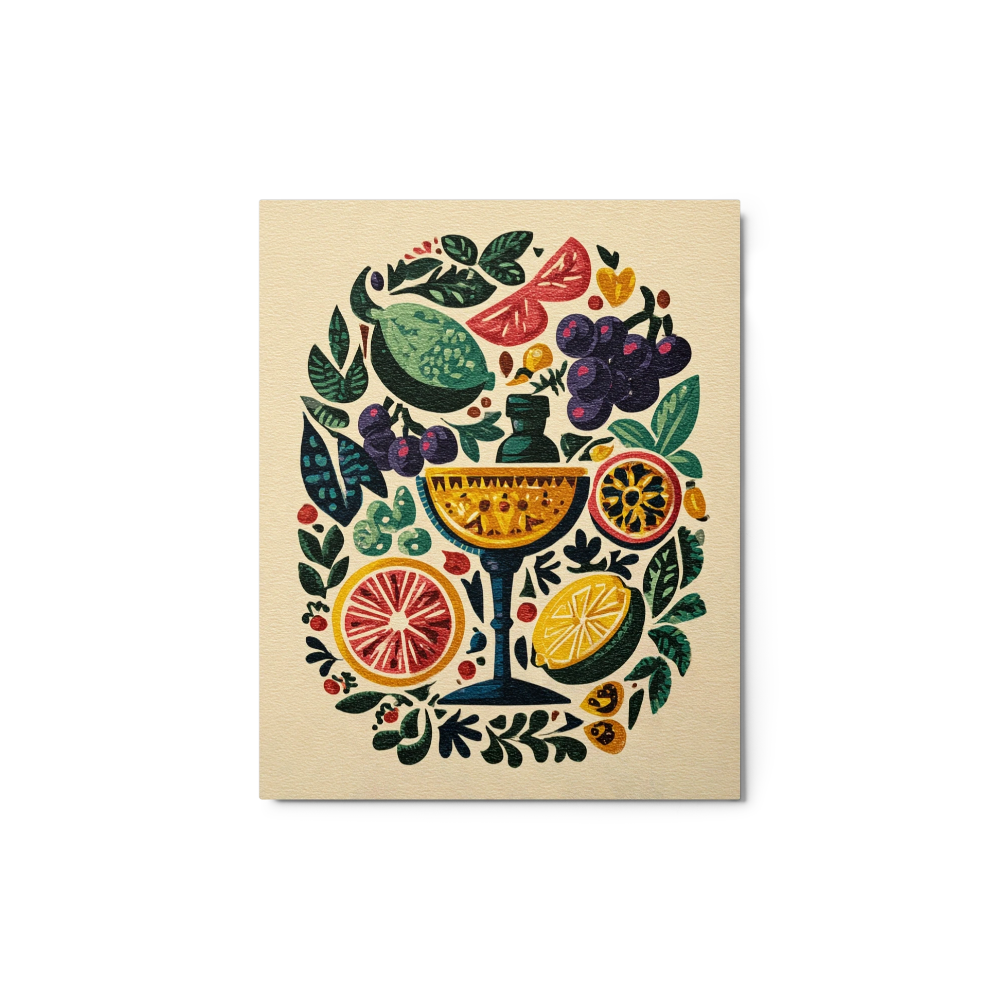 Citrus & Botanical Chalice | Art Print