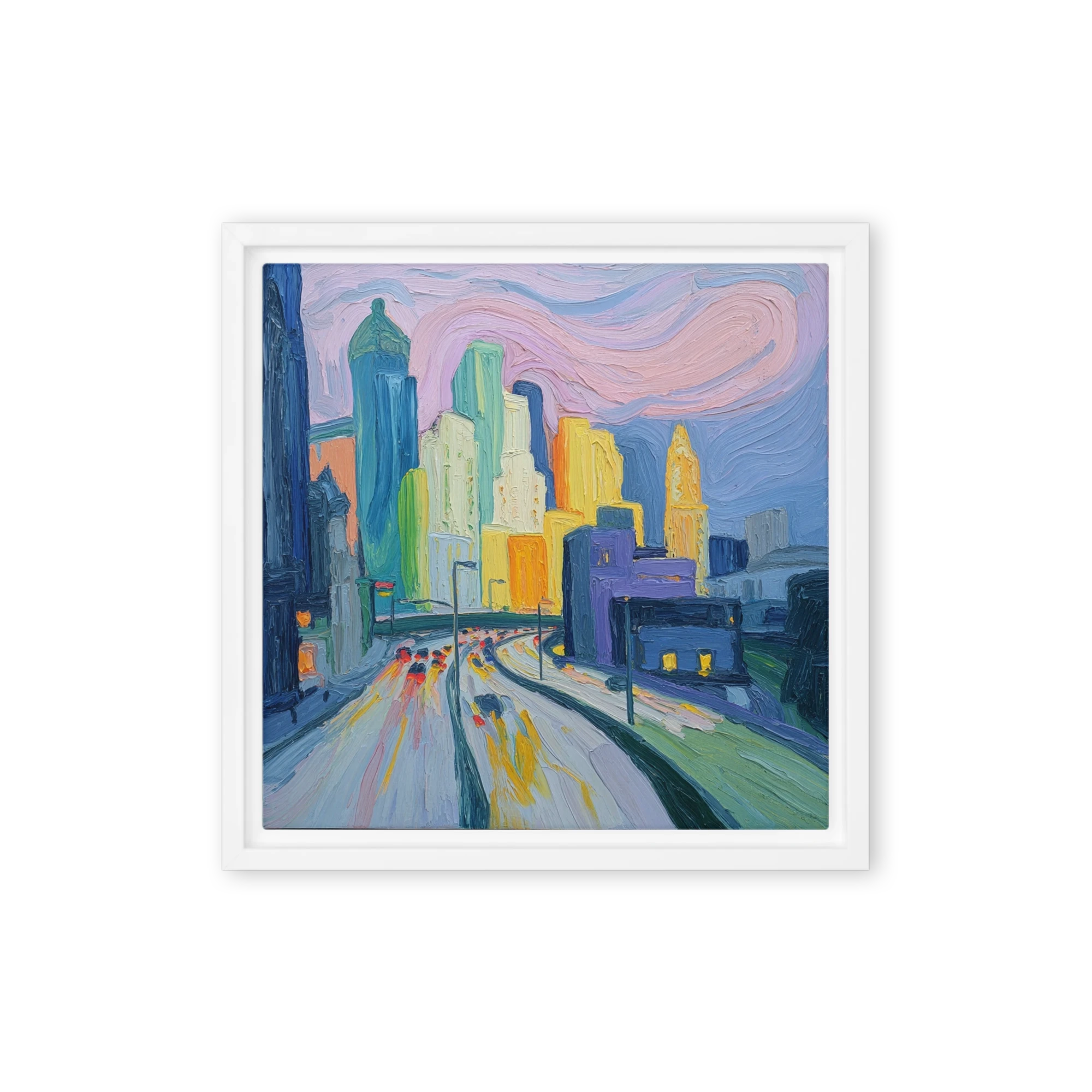 Swirling Urban Dusk