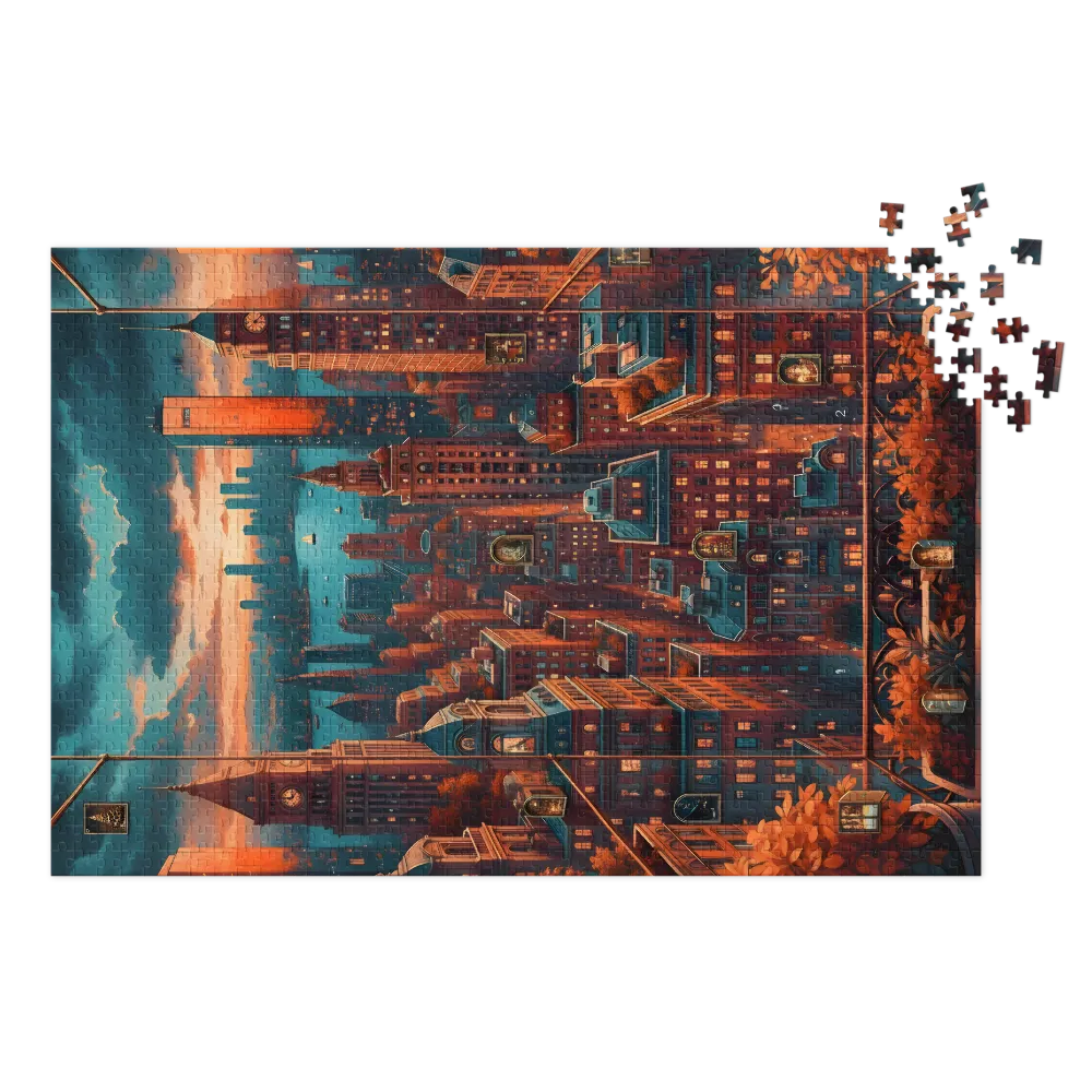 Twilight Harbor City