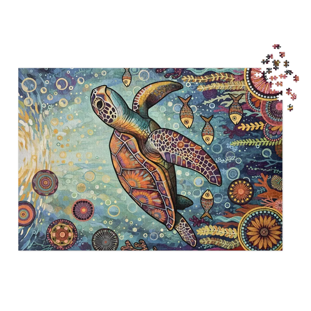 Mandala Sea Turtle