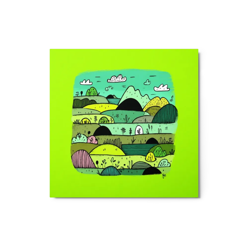Rolling Green Hills 
 Canvas | 30″x 30″