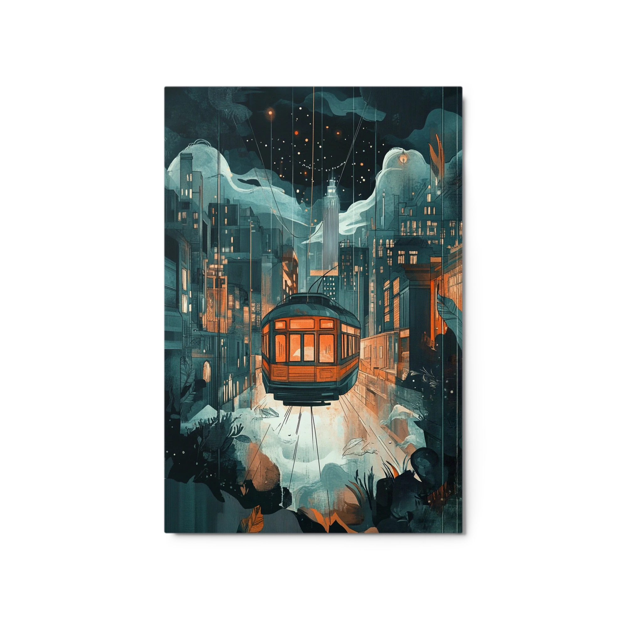Urban Night Tram