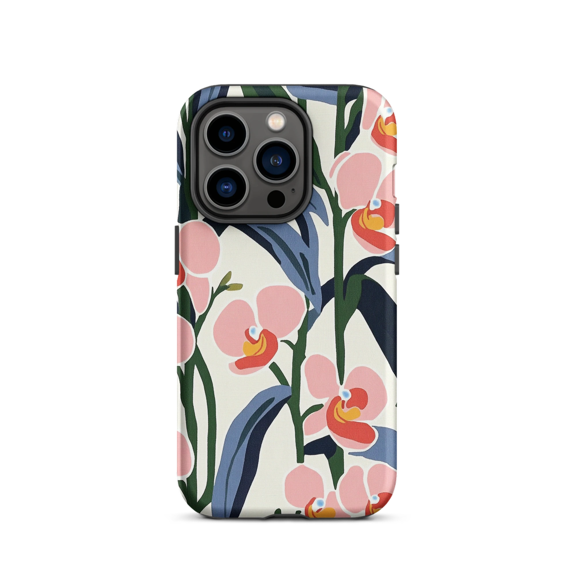 Coral Orchid Garden | Phone Case