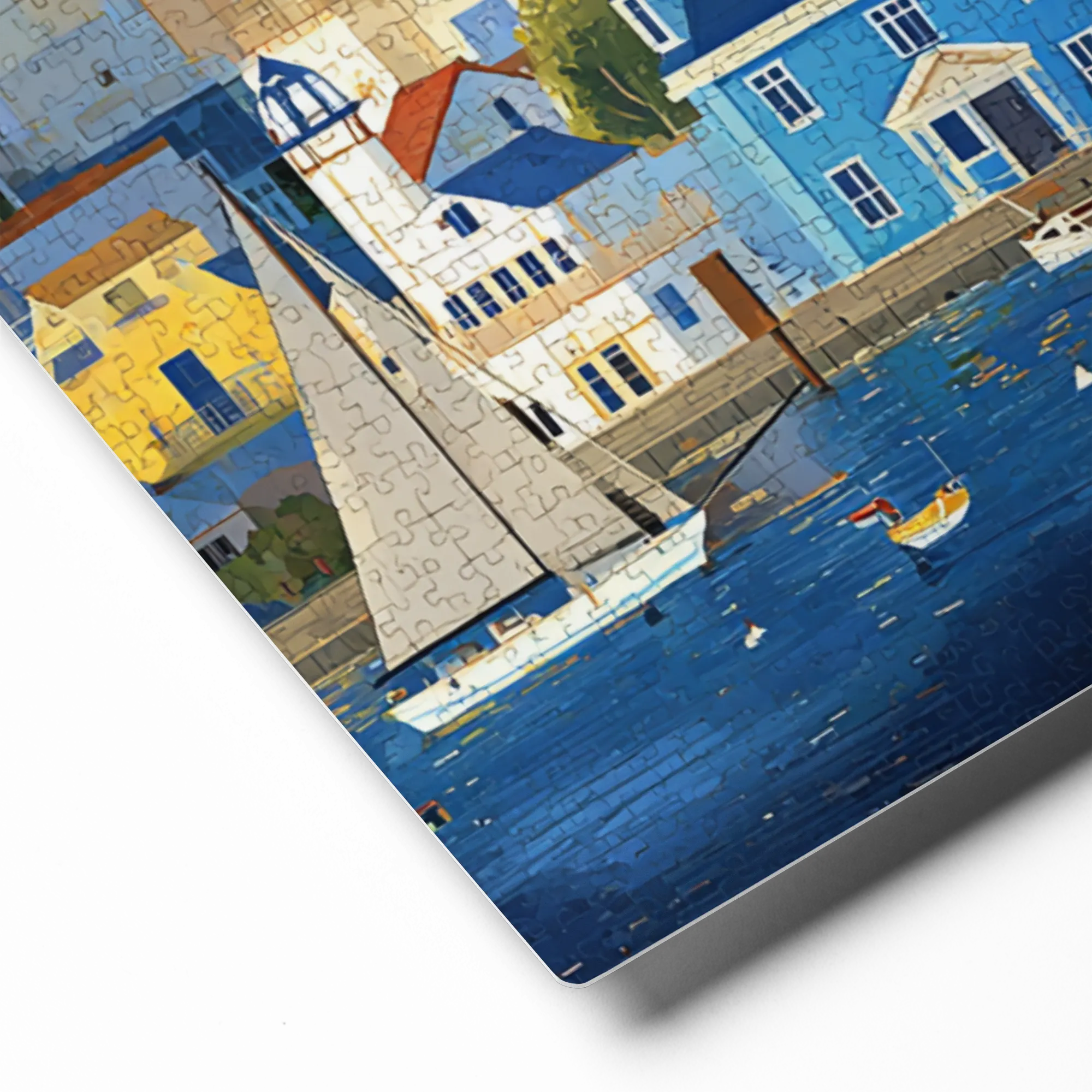 Sailing the Azure Coast | Art Print