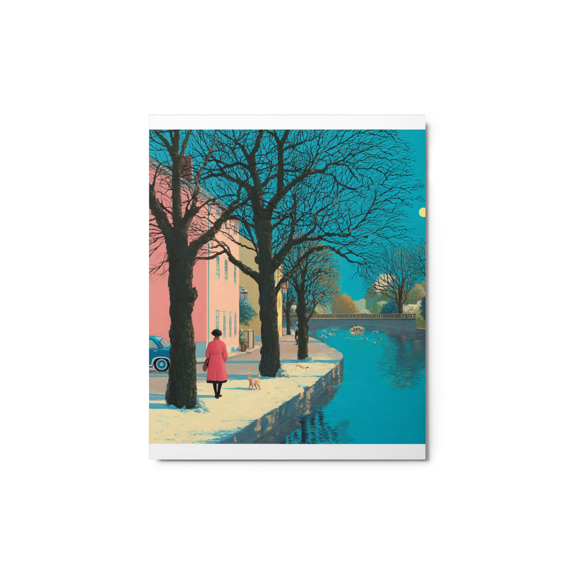 Moonlit Canal Walk