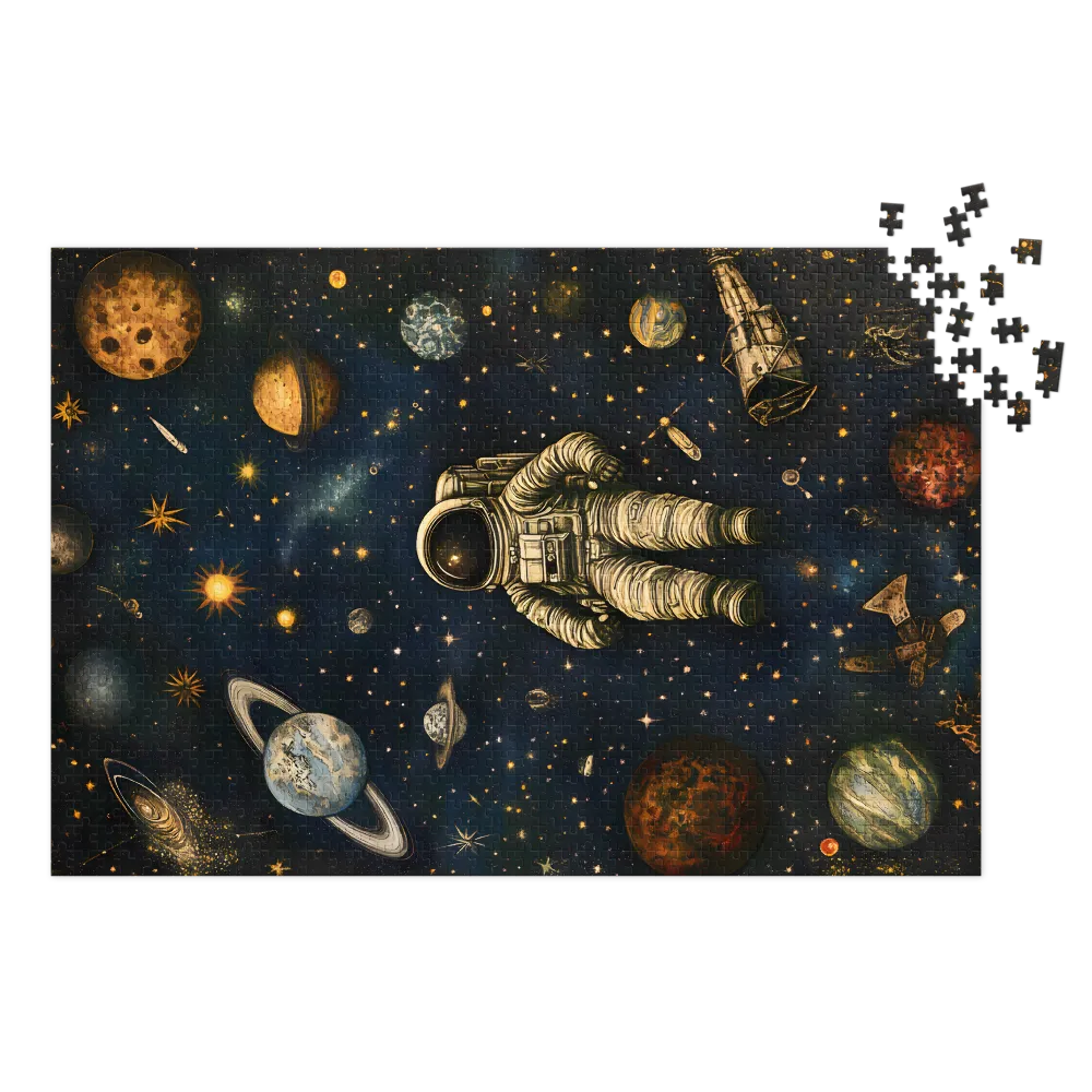 Cosmic Wanderer 
 Jigsaw Puzzle in Tin Box