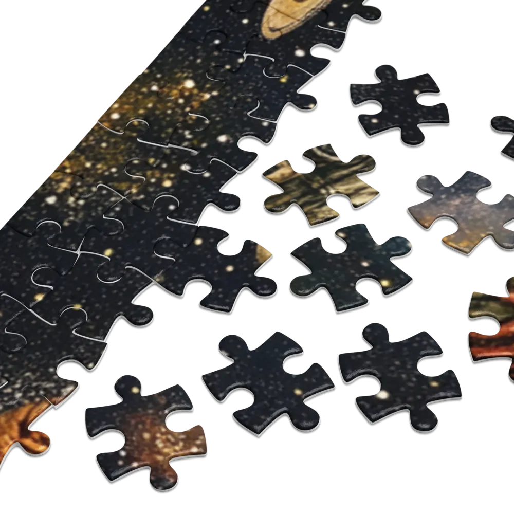 Explorador Cósmico 
 Puzzle em caixa de metal