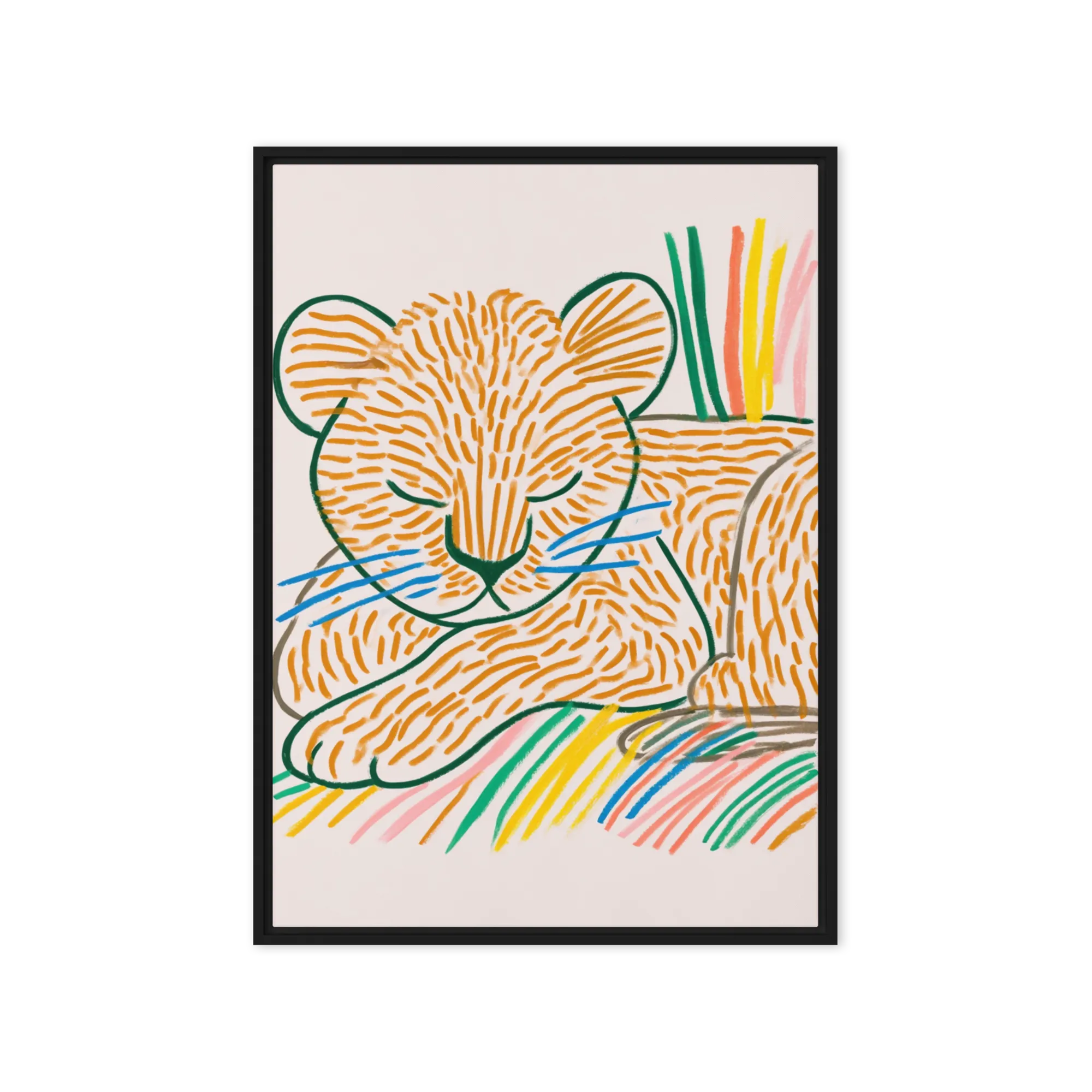 Drowsy Little Cub