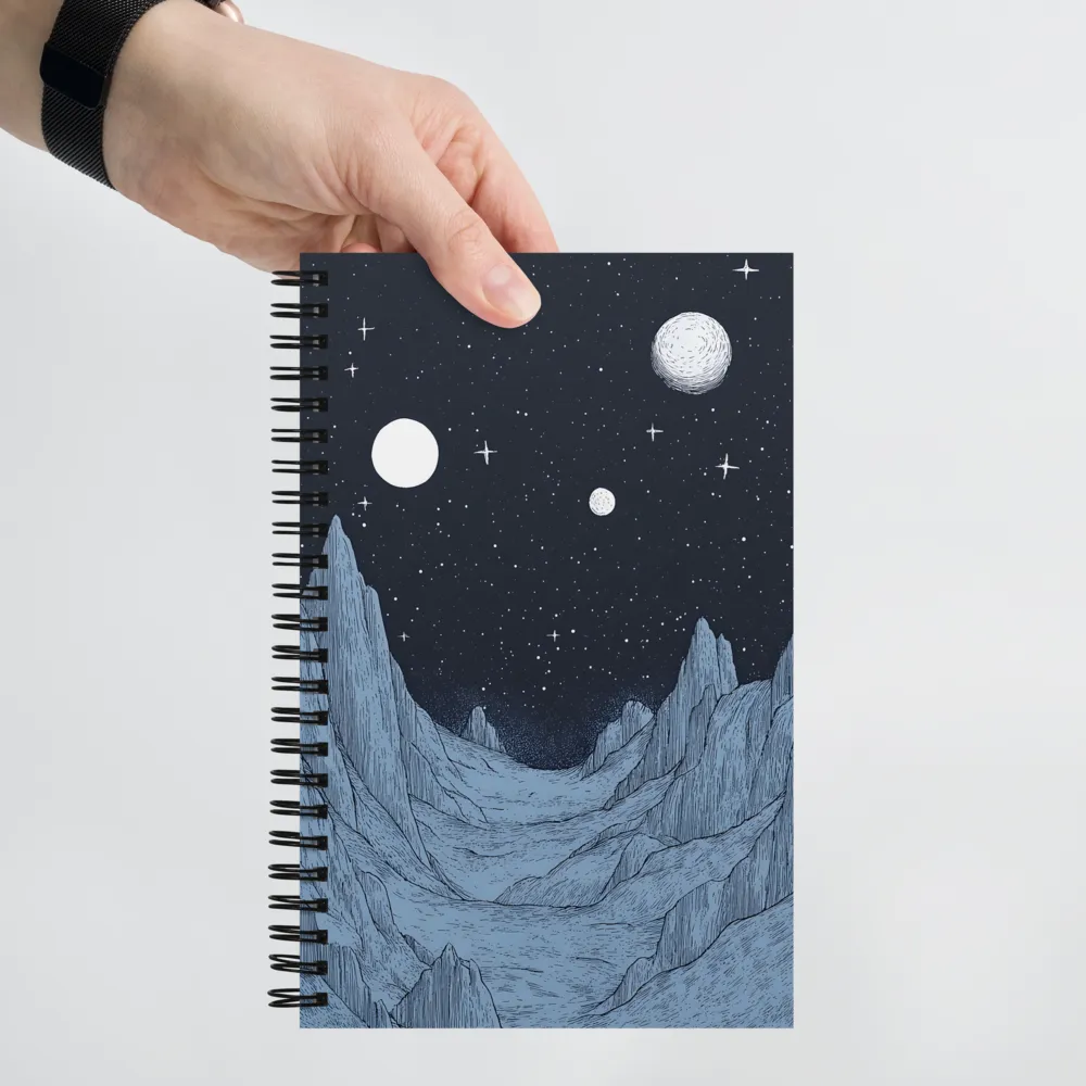 Cosmic Mountain Odyssey 
 Spiral Notebook | 140 pages
