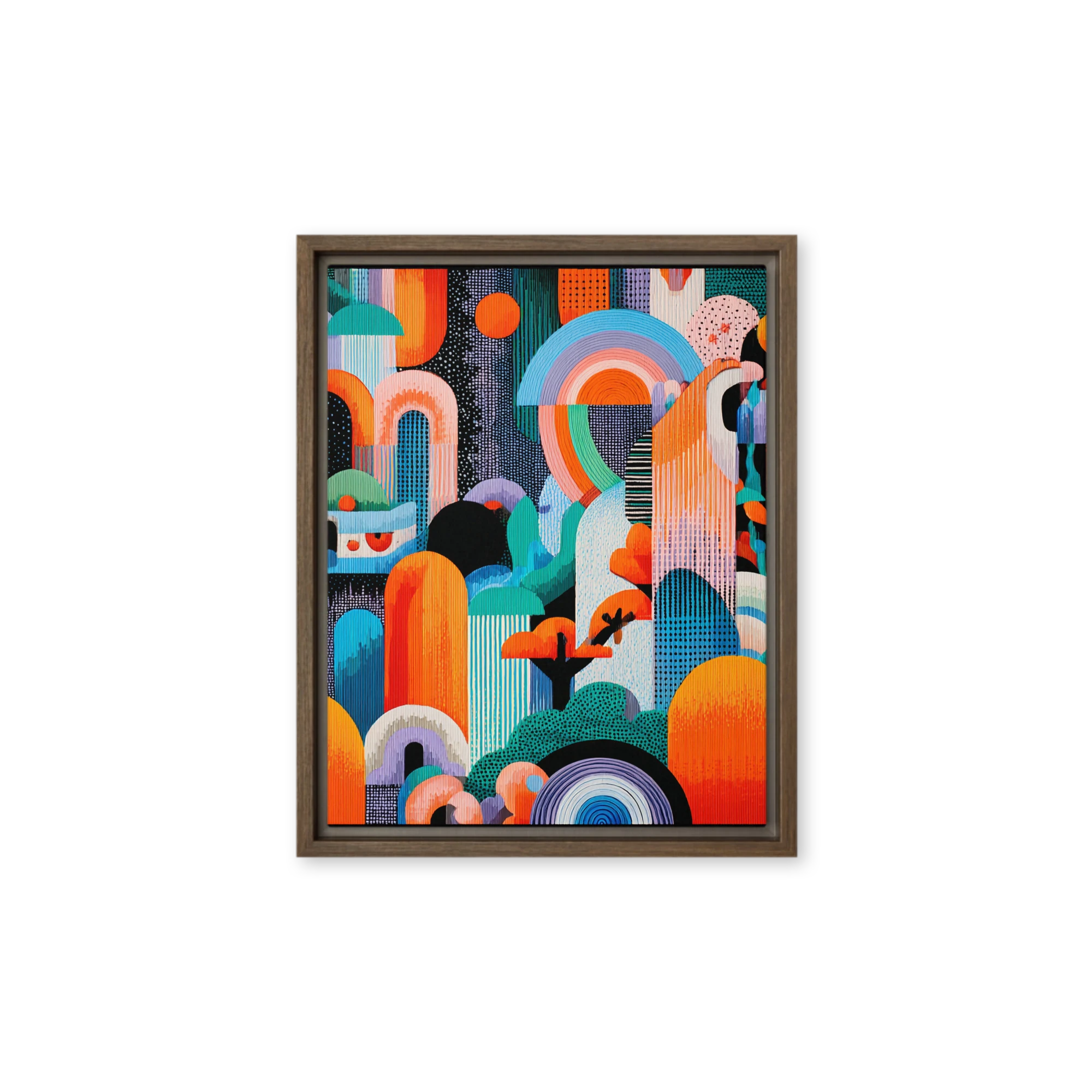 Geometric Abstraction: Urban Serenity