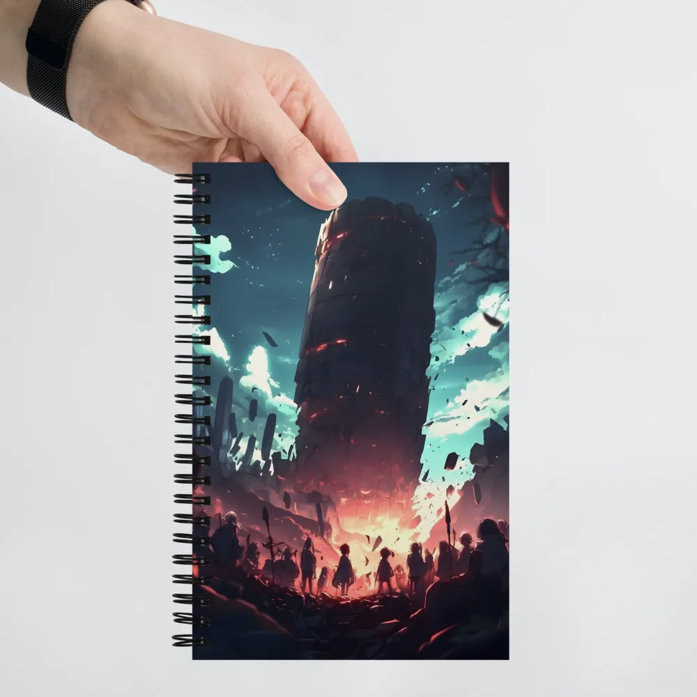 Fall of the Monolith 
 Spiral Notebook | 140 pages