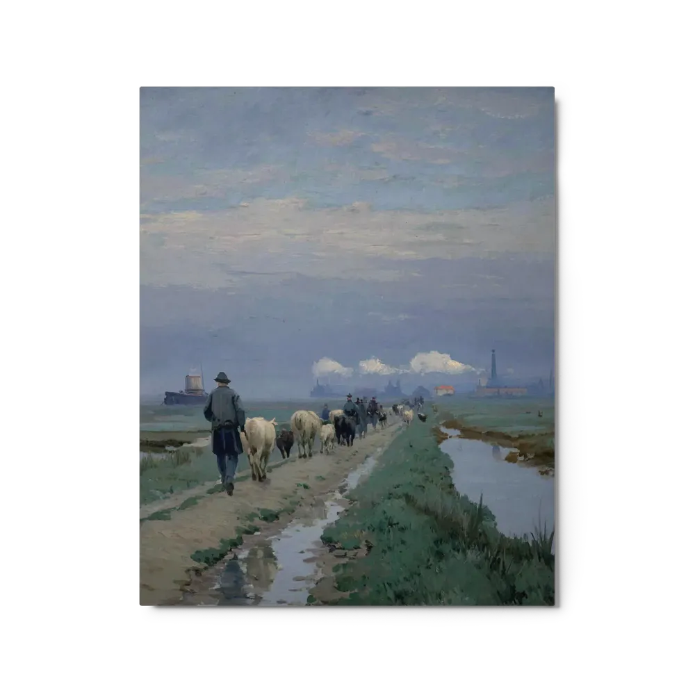 Dusk Herding in the Industrializing Landscape | Art Print