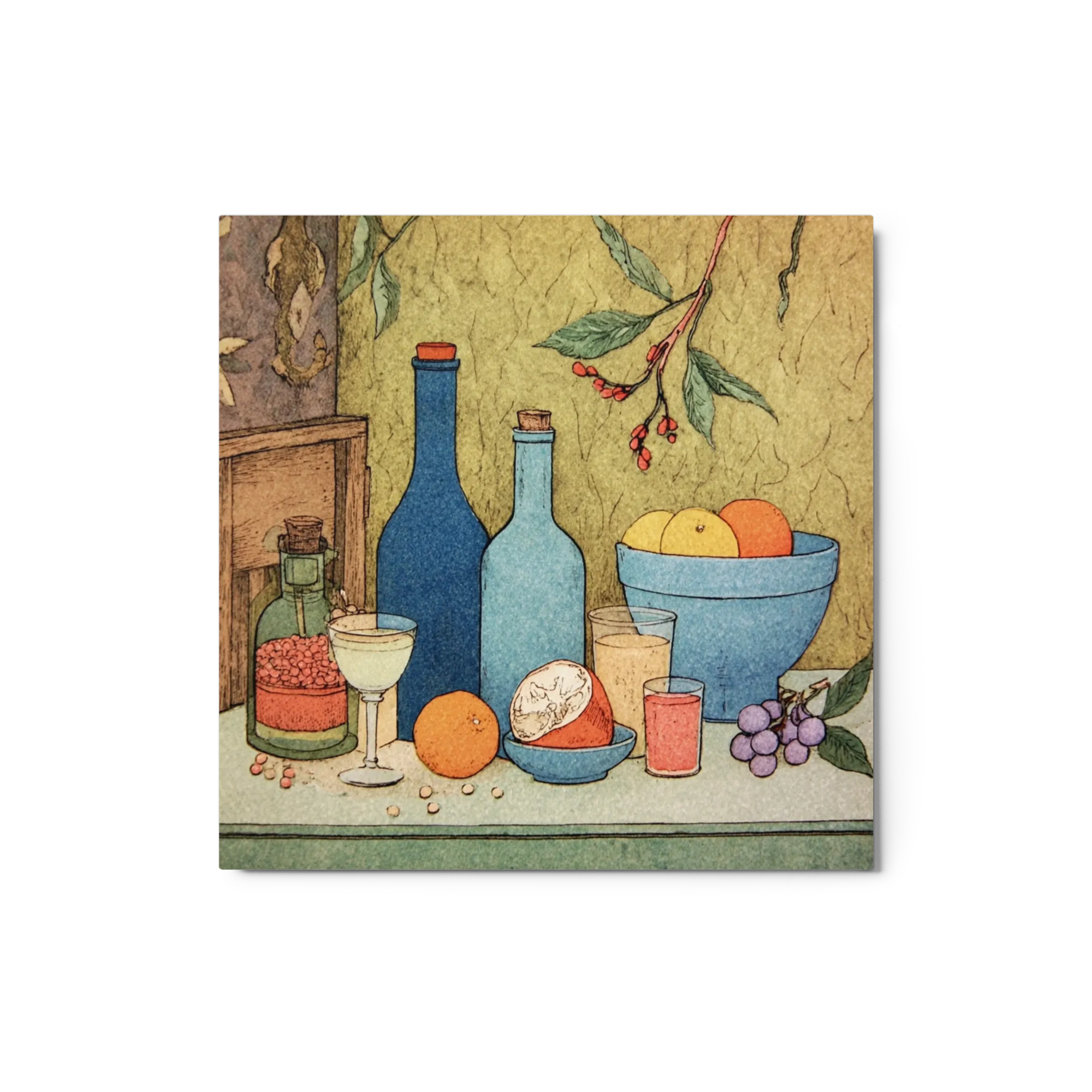 Rustic Blue Still Life