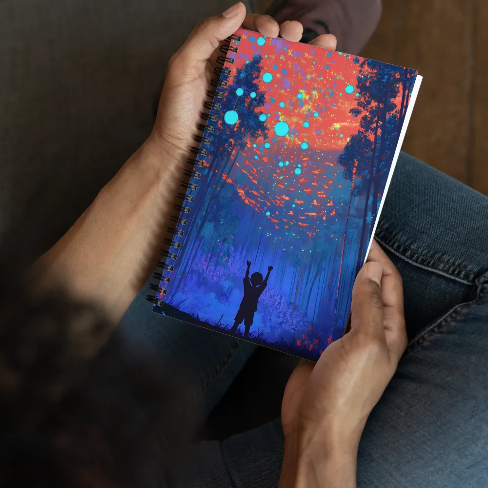Whispers of the Astral Forest 
 Spiral Notebook | 140 pages