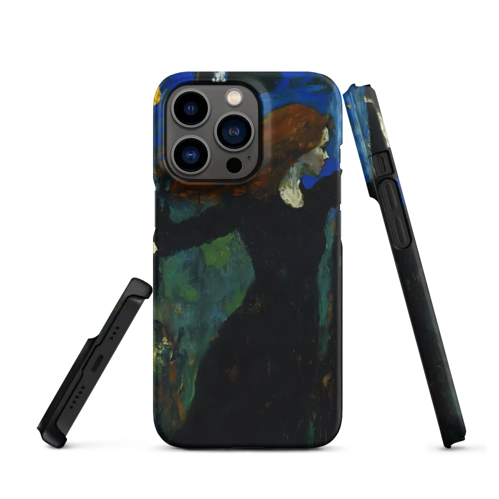 Woman with Red Hair and Torch | Phone Case