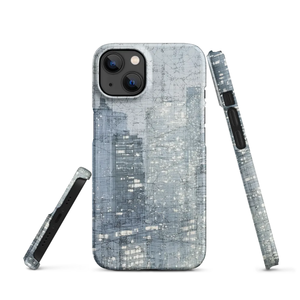 Abstract Cityscape with Skyscrapers | Phone Case
